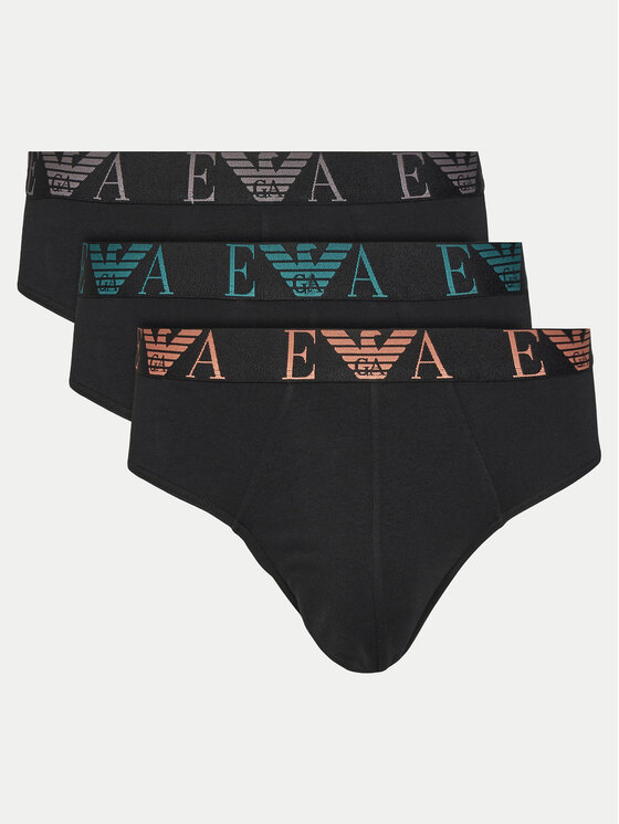 Emporio Armani Underwear Комплект 3 чифта слипове EM000258 AF10778 MC061 Черен за Мъже цена