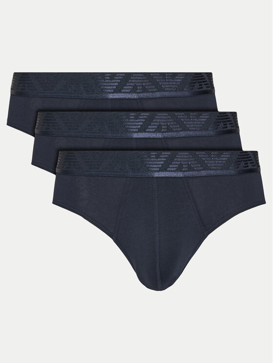 Emporio Armani Underwear Комплект 3 чифта слипове EM000258 AF10780 MB139 Тъмносин за Мъже цена