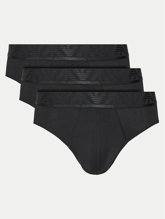 Emporio Armani Underwear Комплект 3 чифта слипове EM000258 AF10780 MC061 Черен за Мъже цена