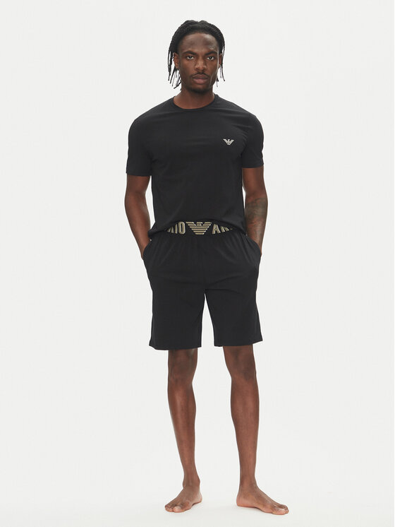 Emporio Armani Underwear Пижама EM000400 AF10772 UC001 Черен Regular Fit за Мъже цена