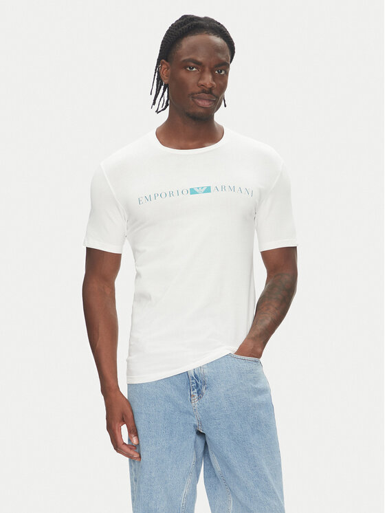 Emporio Armani Underwear Тишърт EM000379 AF10774 U0002 Бял Slim Fit за Мъже цена