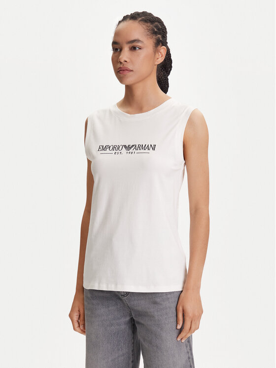 Emporio Armani Underwear топ EW000410 AF10881 U1131 Бял Regular Fit за Жени цена