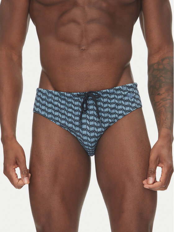 Emporio Armani Бански EM000575 AF12341 F9035 Син за Мъже цена