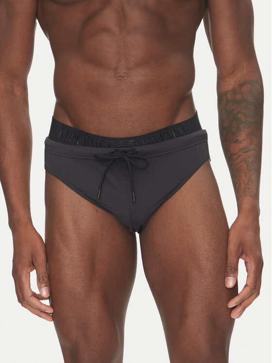 Emporio Armani Бански EM000582 AF12329 UC001 Черен за Мъже цена