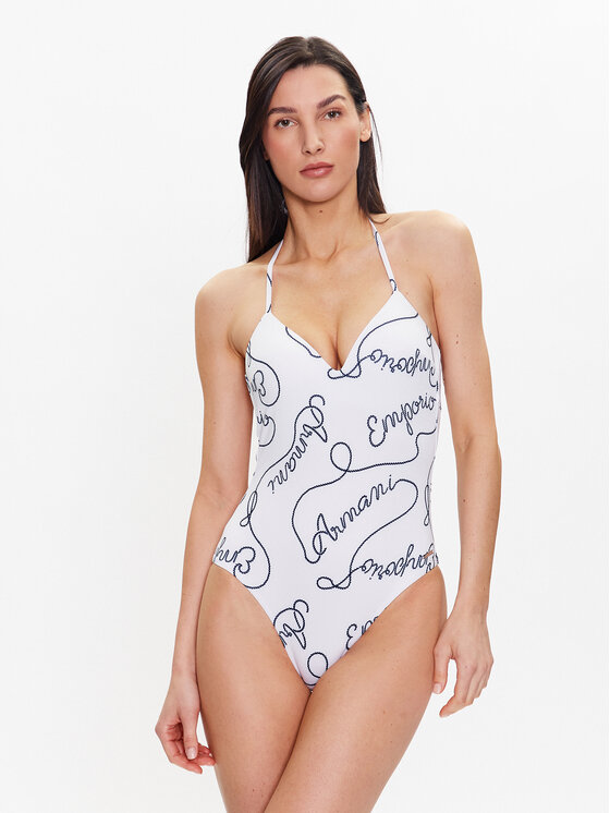 Emporio Armani Бански костюм 262642 3R310 10410 Бял за Жени цена