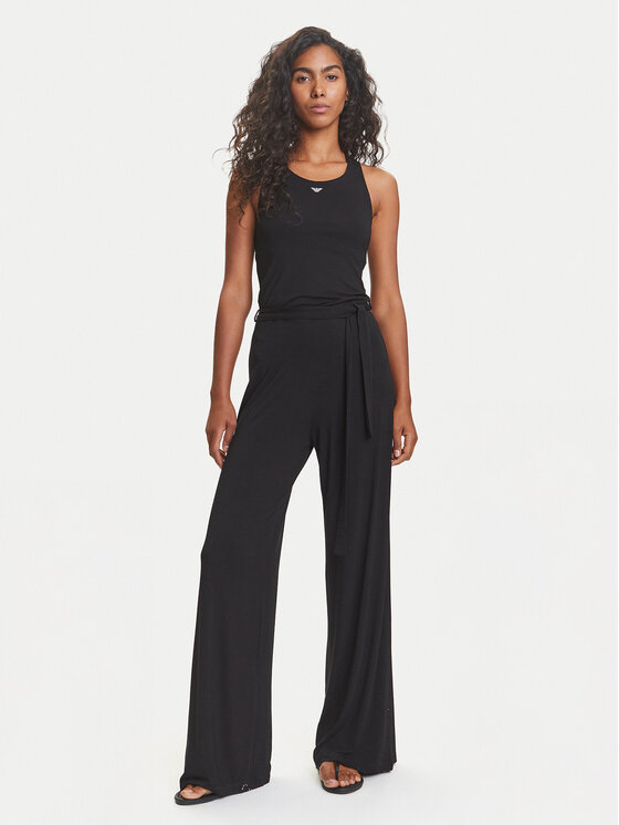 Emporio Armani Гащеризон EW000782 AF12192 UC001 Черен Regular Fit за Жени цена