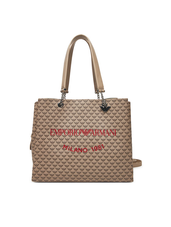 Emporio Armani Дамска чанта Y3D158 YWS0E F1075 Екрю за Жени цена