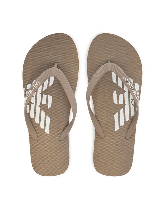 Emporio Armani Джапанки XVQS08 XN746 U539 Бежов за Унисекс цена