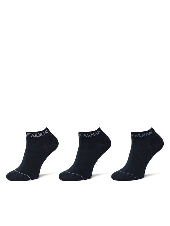 Emporio Armani Комплект 3 чифта къси чорапи мъжки EM000550 AF12276 MB154 Тъмносин за Мъже цена