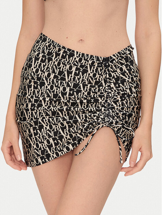 Emporio Armani Мини пола EW000812 AF12190 FC125 Черен Slim Fit за Жени цена
