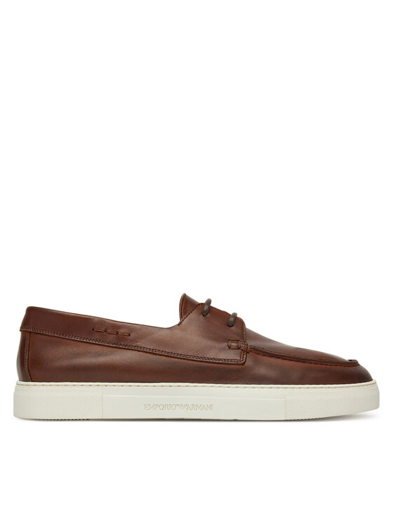 Emporio Armani Обувки X4X662 XF849 00257 Кафяв за Мъже цена