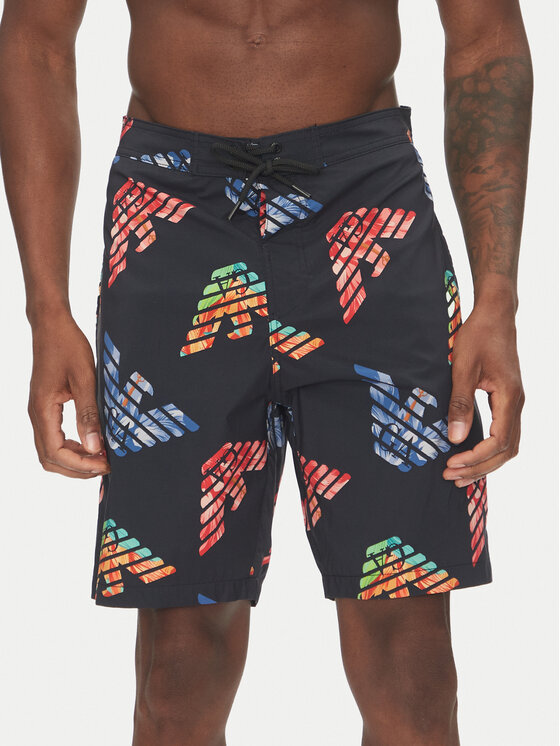 Emporio Armani Плувни шорти EM000689 AF12340 FC105 Черен Regular Fit за Мъже цена