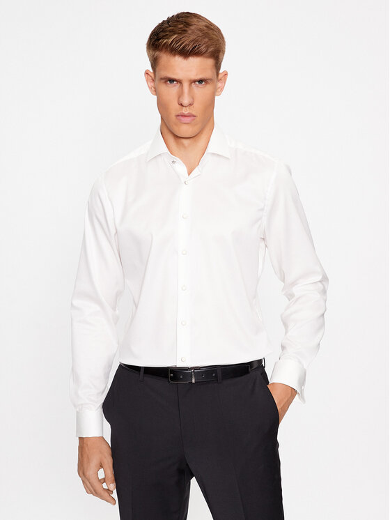Eterna Риза 8217/F659 Бял Slim Fit за Мъже цена