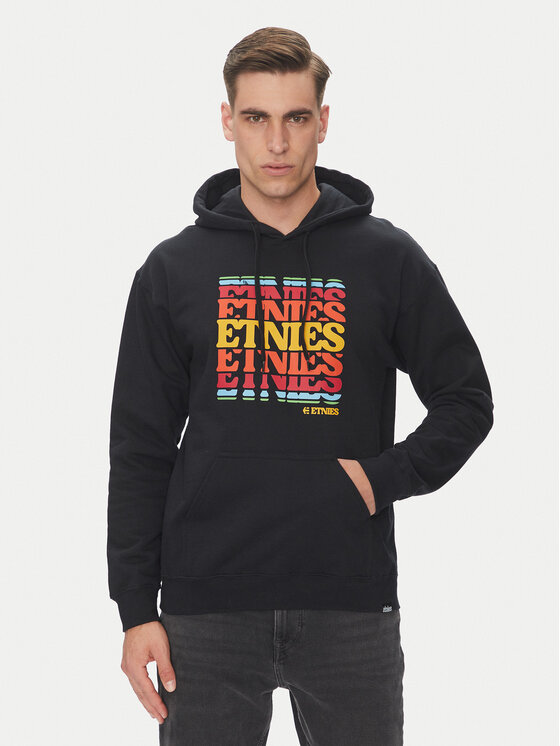 Etnies Суитшърт Retro Stack 4130004134 Черен Regular Fit за Мъже цена