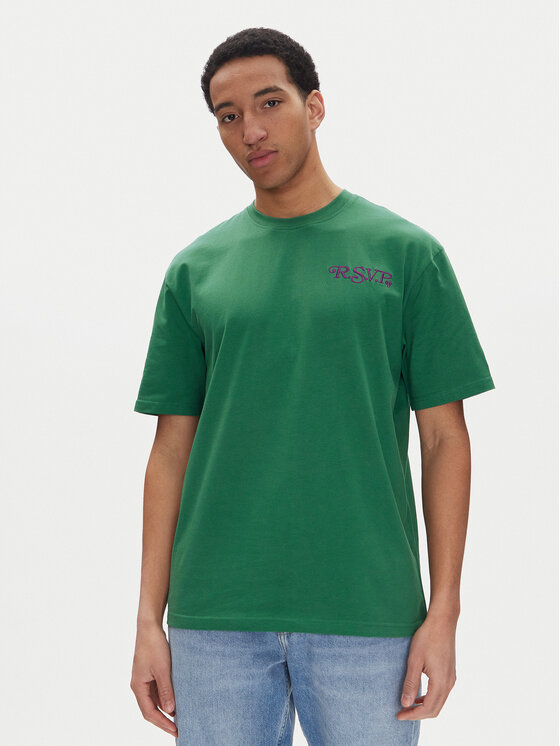 Fila Тишърт Lengeweg FAM0907 Зелен Regular Fit за Мъже цена