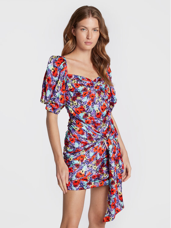 For Love & Lemons Коктейлна рокля Chiara CD2787 Цветен Slim Fit за Жени цена