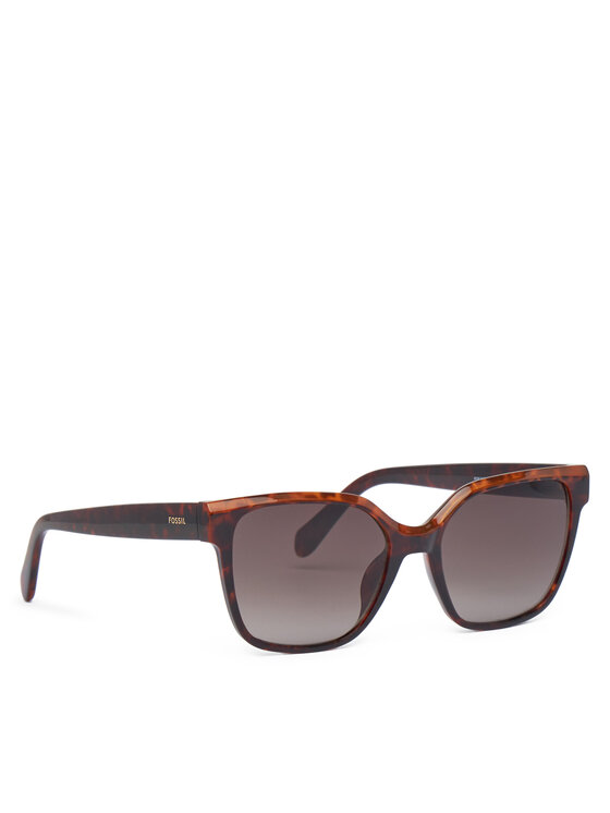 Fossil Слънчеви очила 3170/G/S 207754 Кафяв за Жени цена