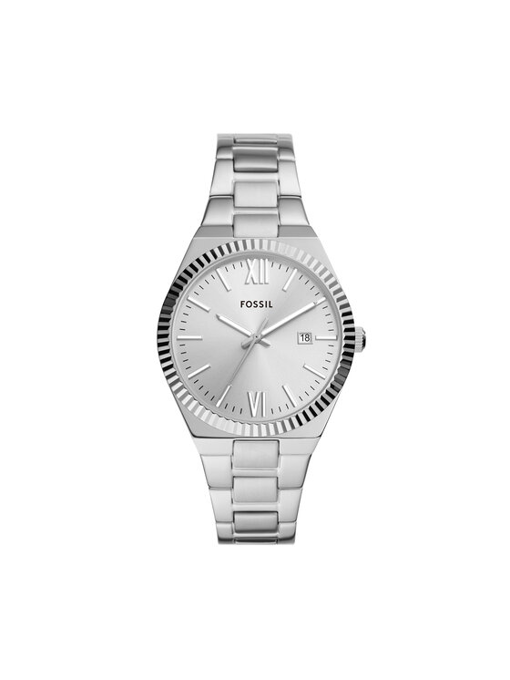 Fossil Часовник Scarlette ES5300 Сребрист за Жени цена