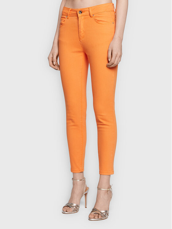 Fracomina Дънки FP23SV8000W50101 Оранжев Skinny Fit за Жени цена