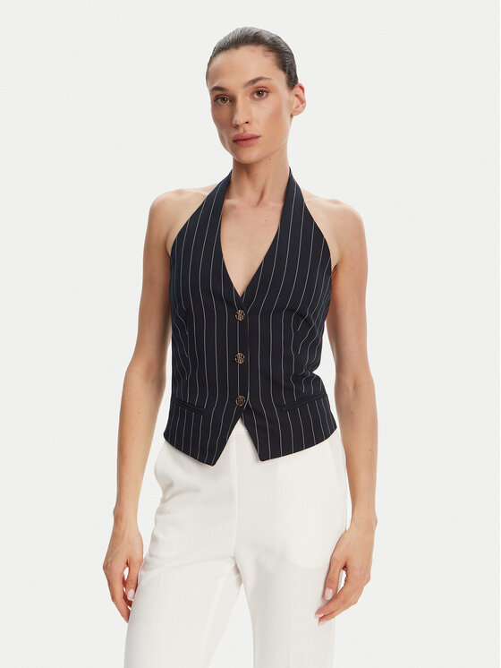 Fracomina Елек FR25SJ5002W761D4 Тъмносин Slim Fit за Жени цена
