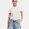 Fracomina Тишърт FP25ST3011J449N5 Бял Slim Fit за Жени цена