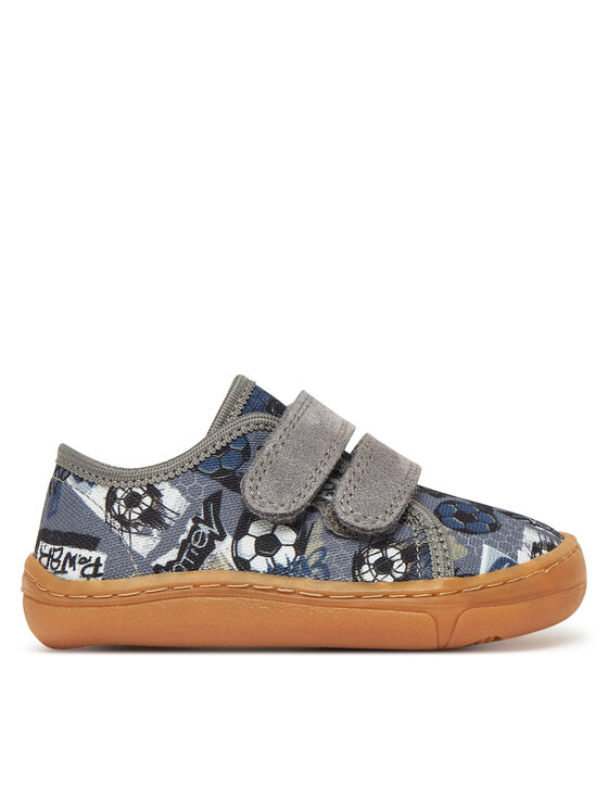 Froddo Пантофи Barefoot Canvas G1700379-27 M Сив за Момчета цена