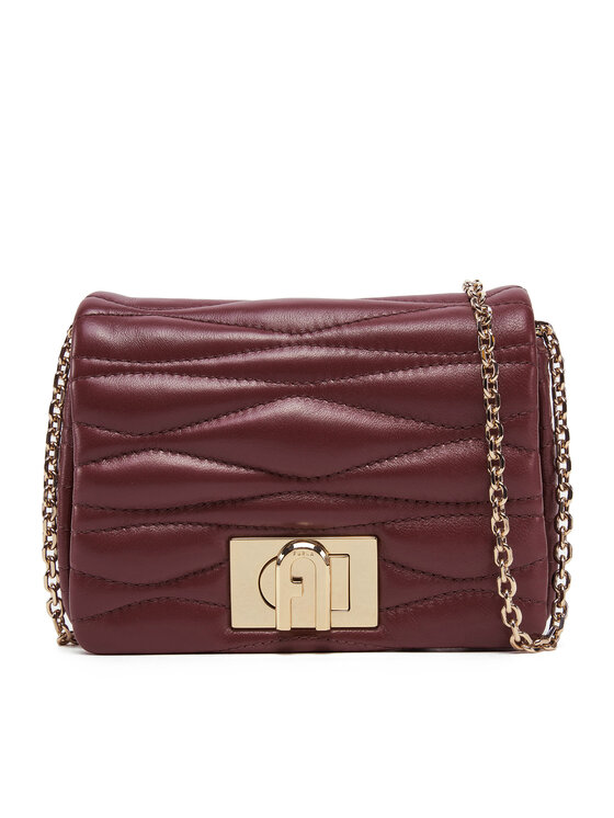 Furla Дамска чанта 1927 Mini Soft WE00735 BX3221 26700 Бордо за Жени цена