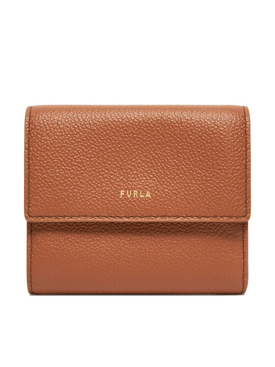 Furla Малък дамски портфейл Goccia M Compact WP00469 BX3036 KH RY000 Кафяв за Жени цена