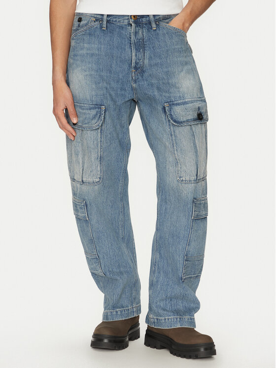 G-Star Raw Дънки Bend 3D D26111-D499 H121 Син Loose Fit за Мъже цена