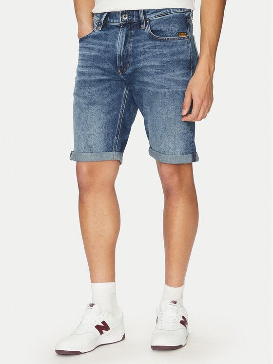 G-Star Raw Дънкови шорти Mosa D24430-C052 C606 Син Regular Fit за Мъже цена