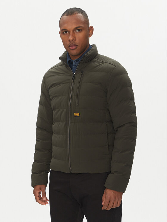 G-Star Raw Зимно яке Foundation D24276-D518 Зелен Regular Fit за Мъже цена