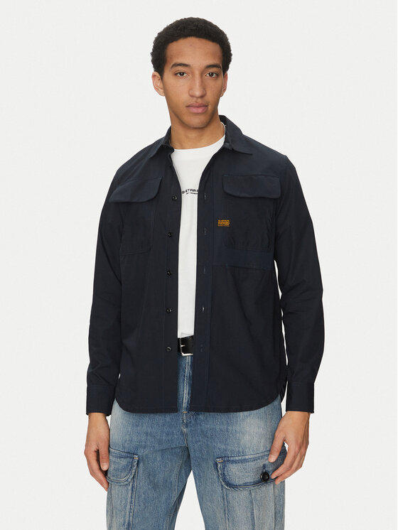 G-Star Raw Риза Cpo Utility D26470-C973 C742 Тъмносин Regular Fit за Мъже цена