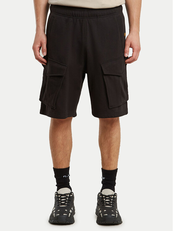G-Star Raw Спортни шорти Rovic D24452-D257 Черен Relaxed Fit за Мъже цена