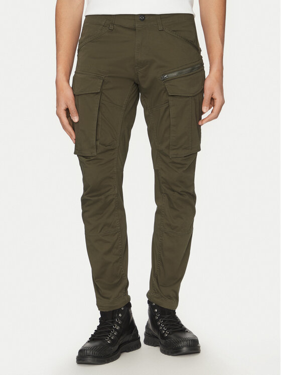 G-Star Raw Текстилни панталони Rovic D02190-5126 1260 Зелен Regular Fit за Мъже цена