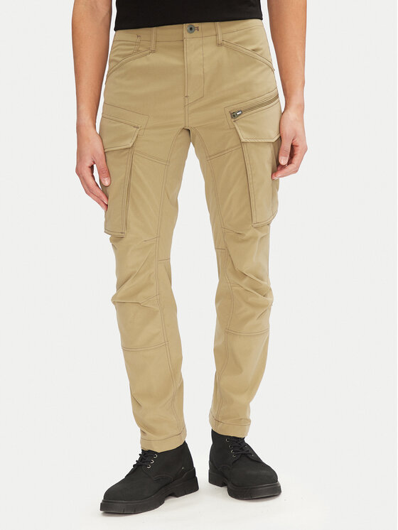 G-Star Raw Текстилни панталони Rovic D02190-D909 6057 Каки Regular Fit за Мъже цена