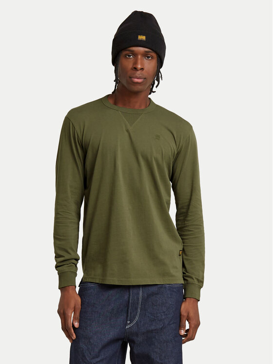 G-Star Raw Тениска с дълъг ръкав Nifous D25076-336 Зелен Regular Fit за Мъже цена