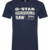G-Star Raw Тишърт Graphic D14143-336 6067 Тъмносин Regular Fit за Мъже цена