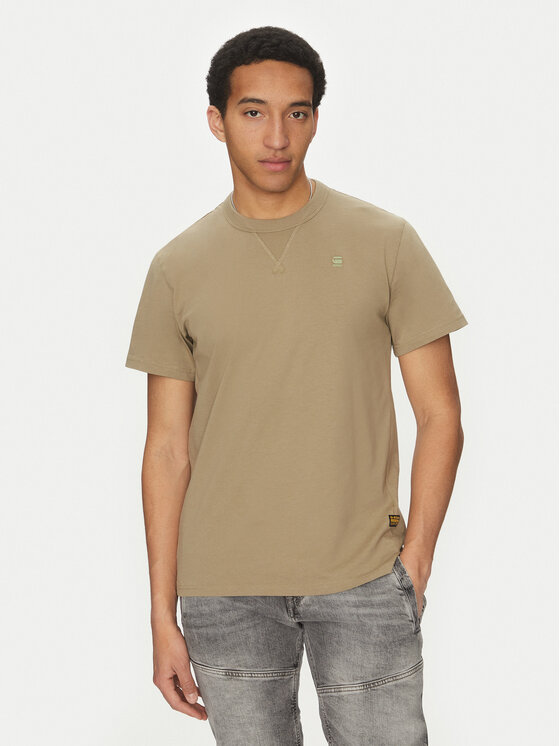 G-Star Raw Тишърт Nifous D24449-336 Каки Regular Fit за Мъже цена