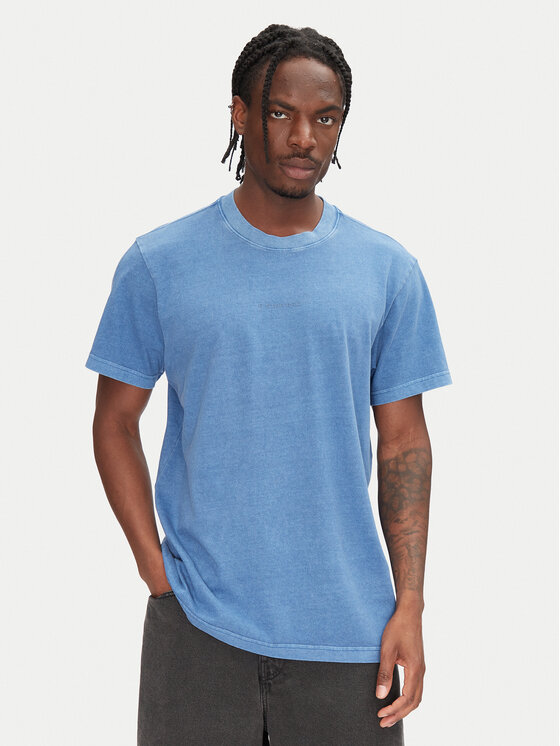 G-Star Raw Тишърт Overdyed D27760-C756 Син Regular Fit за Мъже цена