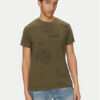 G-Star Raw Тишърт Wash D25973-C338 H343 Зелен Regular Fit за Мъже цена
