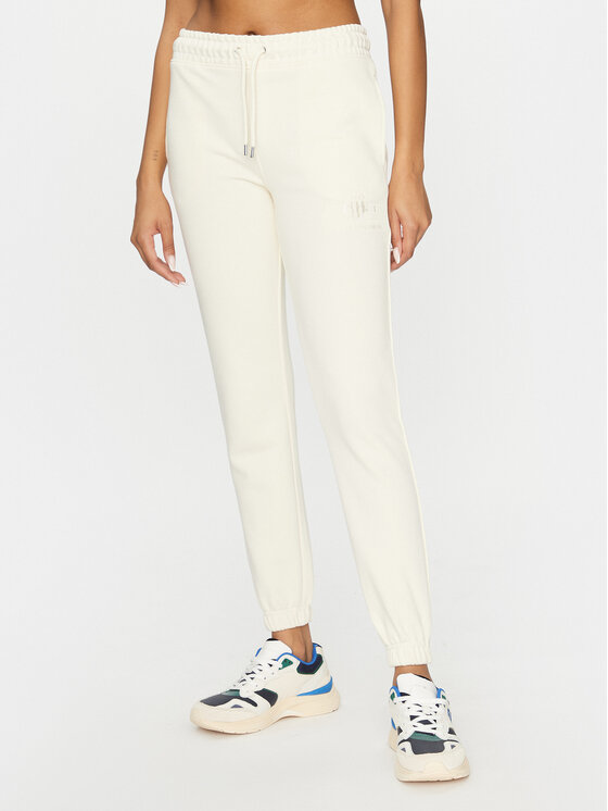 Gant Долнище анцуг Reg Tonal Shield 4200709 Екрю Regular Fit за Жени цена