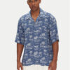 Gant Риза Island Print 3250071 Син Relaxed Fit за Мъже цена