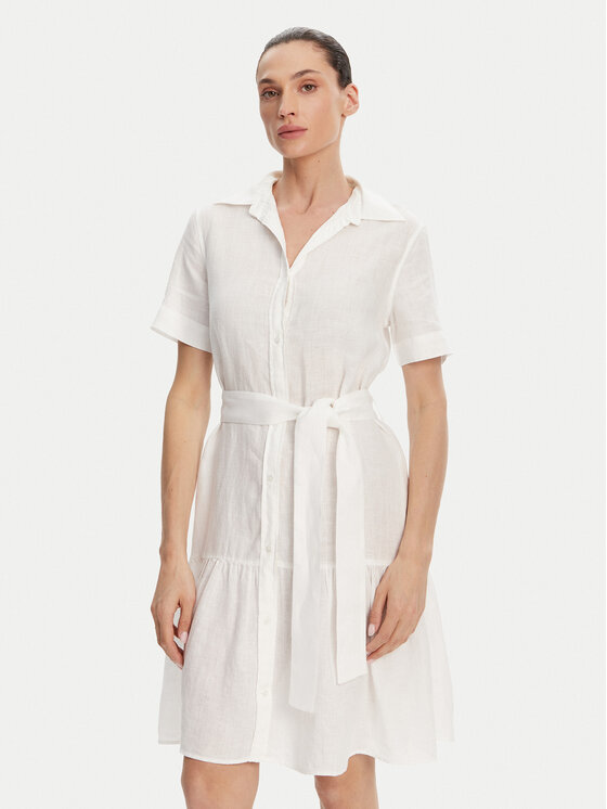 Gant Рокля тип риза 4503434 Бял Regular Fit за Жени цена