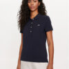 Gant Тениска с яка и копчета Shield 4200870 Тъмносин Slim Fit за Жени цена