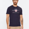 Gant Тишърт Reg Archive Shield Ss 2003199 Тъмносин Regular Fit за Мъже цена