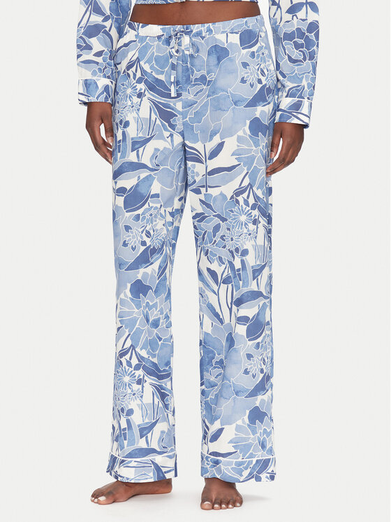 Gap Долнище на пижама 531506-15 Син Relaxed Fit за Жени цена