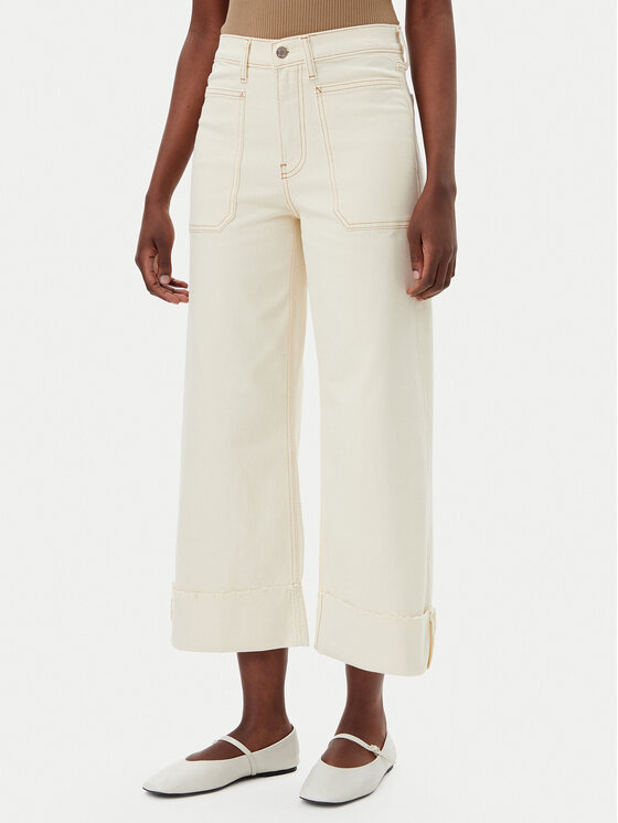 Gap Дънки 744789-00 Бежов Wide Leg за Жени цена