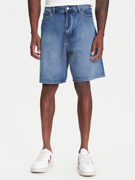 Gap Дънкови шорти 781610-00 Син Loose Fit за Мъже цена