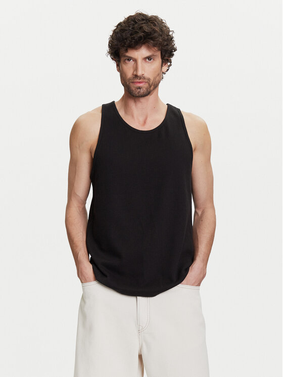 Gap Мъжки топ 768254-01 Черен Regular Fit за Мъже цена