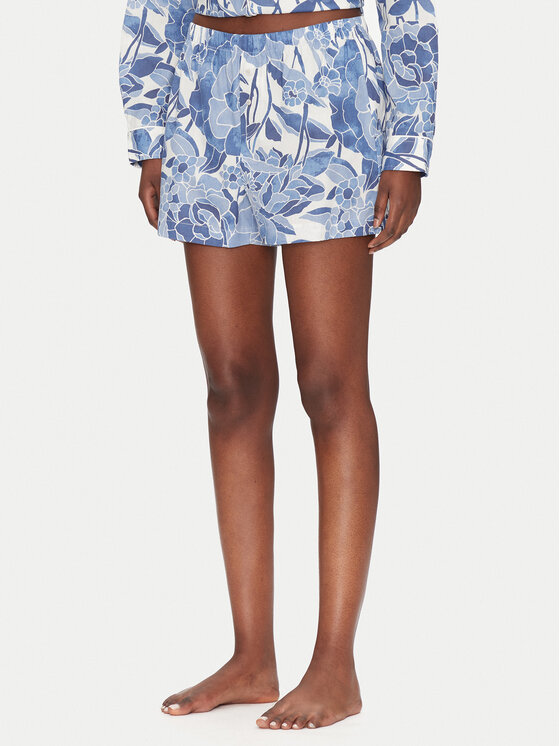 Gap Пижамени шорти 531510-14 Син Relaxed Fit за Жени цена